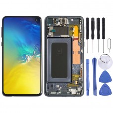 מסך LCD ו Digitizer מלא עצרת עם מסגרת עבור גלקסי S10e (שחור)