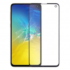 Outer Glass Lens המסך הקדמי עבור גלקסי S10e SM-G970F - DS. SM-G970U. SM-G970W (שחור)