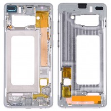 פלייט Bezel מסגרת התיכון עם מפתחות Side עבור סמסונג גלקסי S10 + (כסף)