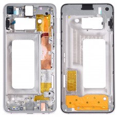 פלייט Bezel מסגרת התיכון עם מפתחות Side עבור סמסונג גלקסי S10e SM-G970F - DS. SM-G970U. SM-G970W (לבן)