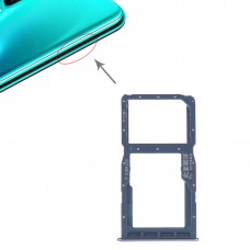 SIM Card מגש + כרטיס SIM מגש - Micro SD כרטיס עבור Huawei P30 לייט (כחול)