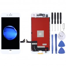 מסך LCD מקורי Digitizer מלאה העצרת עבור 7 iPhone (לבן)