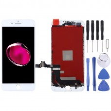 מסך LCD מקורי Digitizer מלא עצרת לאייפון 7 פלוס (לבן)