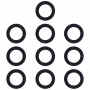 10 PCS חזרה מצלמת עדשת כיסוי עבור Google פיקסל 3 XL