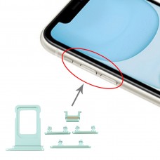 SIM Card מגש + Side מפתח עבור 11 iPhone (גרין)