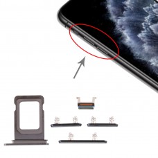 SIM Card מגש + Side מפתח עבור iPhone 11 Pro - 11 Pro מקס (גרין)