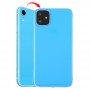 חזרה השיכון כיסוי עם מראה חיקוי של I11 עבור XR iPhone (עם כרטיס SIM מגש ו מפתחות Side) (כחול)