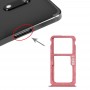 SIM Card מגש + כרטיס SIM מגש - Micro SD כרטיס מגש עבור נוקיה 7 פלוס TA-1062 (אדום ארגמני)