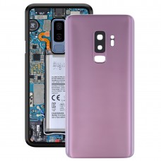 חזרה סוללת כיסוי עם מצלמת עדשה עבור גלקסי S9 + (סגולה)