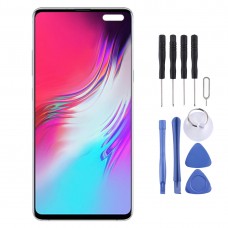מסך LCD Dynamic AMOLED חומר מקורי Digitizer מלא עצרת עם מסגרת עבור גלקסי S10 5G