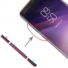 10 סט סייד מפתחות עבור גלקסי S8 - גלקסי S8 + (אדום)