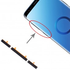10 סט סייד מפתחות עבור גלקסי S9 - גלקסי S9 + (שחור)