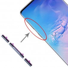 10 סט סייד מפתחות עבור גלקסי S10 - גלקסי S10 + (כחול)