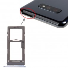 SIM Card מגש + מיקרו SD כרטיס מגש עבור גלקסי S10 + - S10 - S10e (כחול)