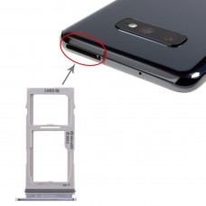 SIM Card מגש + כרטיס SIM מגש - Micro SD כרטיס מגש עבור גלקסי S10 + - S10 - S10e (כחול)