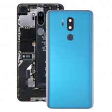 חזרה סוללה כיסוי עם מצלמה עדשה ו חיישן טביעות אצבע עבור LG G7 ThinQ - G710 - G710EM - G710PM - G710VMP (כחול)