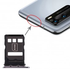 SIM Card מגש + NM קארד מגש עבור P40 Huawei (שחור)
