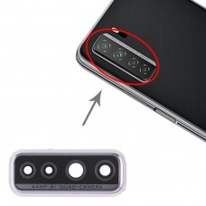 מצלמה מקורית עדשת כיסוי עבור Huawei P40 Lite 5G - נובה 7 SE (כסף)