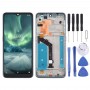 מסך LCD ו Digitizer מלא עצרת עם מסגרת עבור נוקיה 7.2 TA-1196 (כסף)