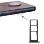 SIM Card מגש + כרטיס SIM מגש + מיקרו SD כרטיס מגש עבור נוקיה 7.2 - 6.2 TA-1196 TA-1198 TA-1200 TA-1187 TA-1201 (שחור)