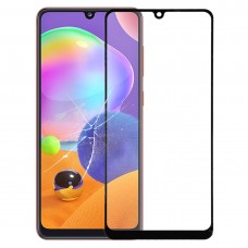 Outer Glass Lens המסך הקדמי עבור A31 גלקסי סמסונג (שחור)