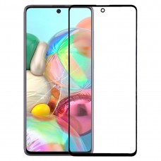 Outer Glass Lens המסך הקדמי עבור A71 גלקסי סמסונג (שחור)