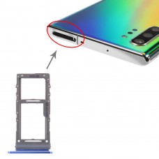 SIM Card מגש - Micro SD כרטיס מגש עבור סמסונג גלקסי Note10 + (כחול)