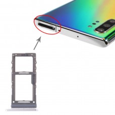 SIM Card מגש - Micro SD כרטיס מגש עבור סמסונג גלקסי Note10 + (לבן)