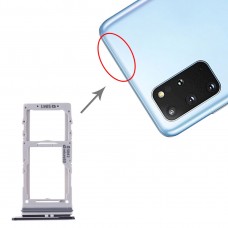 SIM Card מגש + כרטיס SIM מגש - Micro SD כרטיס מגש עבור סמסונג גלקסי S20 + - גלקסי S20 Ultra (שחור)