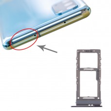 SIM Card מגש + מיקרו SD כרטיס מגש עבור סמסונג גלקסי S20 (שחור)