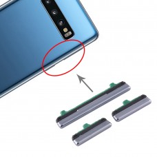 לחצן הפעלת לחצן בקרת עוצמה עבור 5G S10 גלקסי סמסונג (שחור)