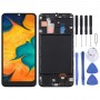 מסך TFT LCD חומר ו Digitizer מלא עצרת עם מסגרת עבור Samsung Galaxy A30 (שחורה)