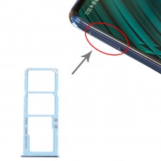 SIM Card מגש + כרטיס SIM מגש + מיקרו SD כרטיס מגש עבור סמסונג גלקסי A51 - A515 (כחול)