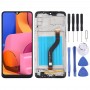 מסך LCD ו Digitizer מלא עצרת עם מסגרת עבור A20s גלקסי סמסונג (שחור)