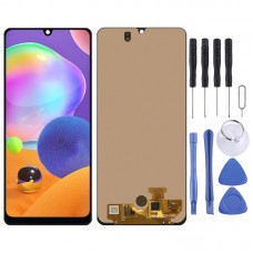 מסך LCD מקורי Digitizer מלא עצרת עבור סמסונג גלקסי A31