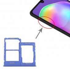 SIM Card מגש + כרטיס SIM מגש + מיקרו SD כרטיס מגש עבור סמסונג גלקסי A315 - A31 (כחול)