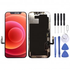 מסך LCD חומר OLED ו Digitizer מלא עצרת לאייפון 12 - PRO 12 (שחור)