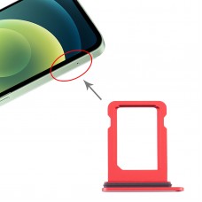 SIM Card מגש לאייפון 12 מינים (אדום)