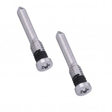 100 PCS טעינה ברגי נמל עבור מיני 12 iPhone (כסף)