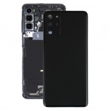 חזרה סוללת כיסוי עם מצלמת עדשת כיסוי עבור Samsung Galaxy S20 + (שחורה)