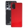חזרה סוללת כיסוי עם מצלמת עדשת כיסוי עבור Samsung Galaxy S20 + (אדום)