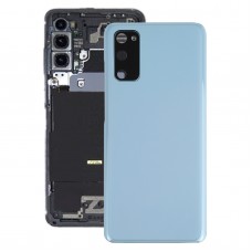 חזרה סוללת כיסוי עם מצלמת עדשת כיסוי עבור Samsung Galaxy S20 (כחולה)