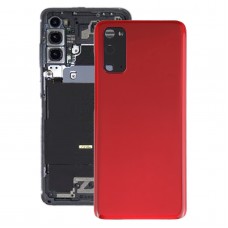 חזרה סוללת כיסוי עם מצלמת עדשת כיסוי עבור Samsung Galaxy S20 (אדום)