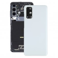 חזרה סוללת כיסוי עם מצלמת עדשת כיסוי עבור Samsung Galaxy S20 (לבנה)