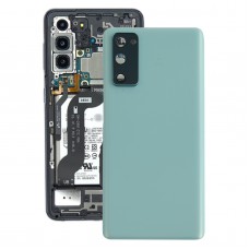 חזרה סוללת כיסוי עם מצלמת עדשת כיסוי עבור Samsung Galaxy S20 FE (כחולה)