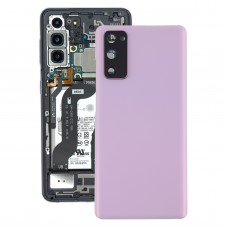חזרה סוללת כיסוי עם מצלמת עדשת כיסוי עבור Samsung Galaxy S20 FE (סגולה)