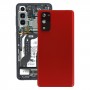 חזרה סוללת כיסוי עם מצלמת עדשת כיסוי עבור Samsung Galaxy S20 FE (אדום)