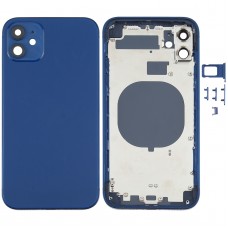 חזרה השיכון כיסוי עם מראה חיקוי של iP12 עבור 11 iPhone (כחול)