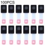 100 PCS מיקרופון חזרה מדבקה לאייפון 12-12 פרו