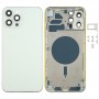 חזרה שיכון כיסוי עם SIM Card מגש ו מפתחות Side ו מצלמת עדשה עבור iPhone 12 Pro מקס (לבנה)